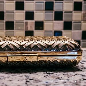 Gold Clutch Bag